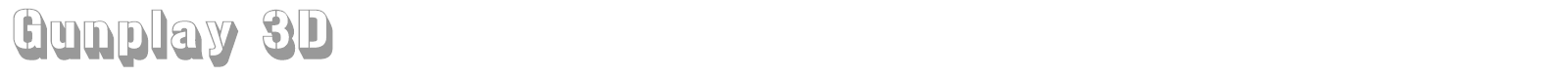 Gunplay font preview